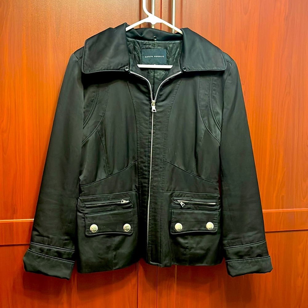 Banana Republic Black utility Jacket in M